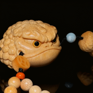 Exquisite Bamboo Fortune Toad Hand-Carved Decor