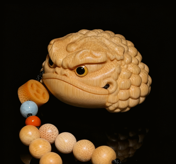 Bamboo Money Toad Handheld Artisan Craft