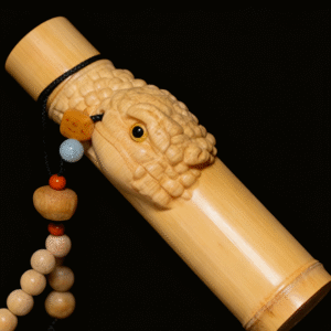 Unique Bamboo Money Toad Hand Carving Artwork