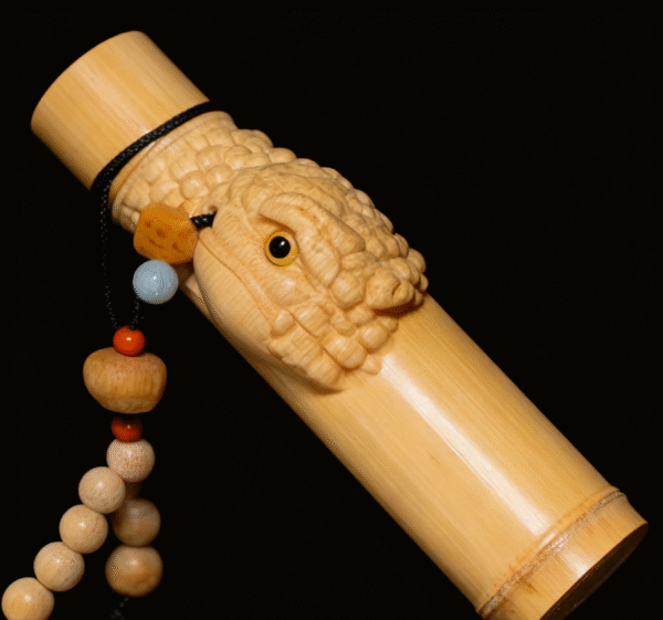 Unique Bamboo Money Toad Hand Carving Artwork